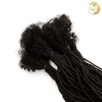Extensions de cheveux indiens Remy Nano Interlock 0,1 cm, 100 % faits à la main, prêts à tresser, pour tresses Sisterlocks