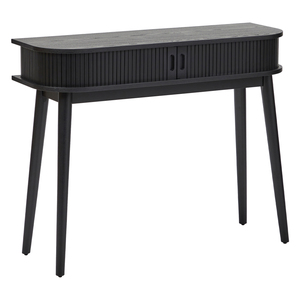 Table <span class=keywords><strong>console</strong></span> en <span class=keywords><strong>bois</strong></span> de style <span class=keywords><strong>scandinave</strong></span> du milieu du siècle direct d'usine avec portes coulissantes cannelées - Product Image 4