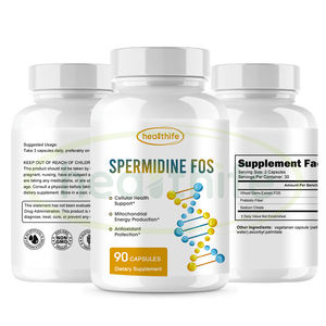Private Label Spermidine Fabricação 500mg Trigo Germe Extrato Spermidine FOS Cápsula - Product Image 2