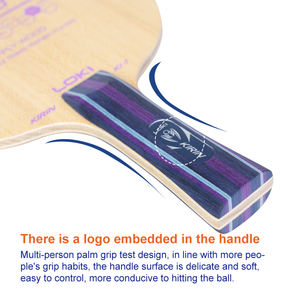 مصنع تنس الطاولة بسعر الجملة لوكي الخشب الخالص بالإضافة إلى مضرب بينغبونغ المهنية شفرة تنس الطاولة الرخيصة - Product Image 4