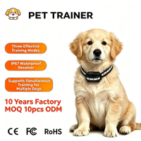 Wiederaufladbares Anti-Bell Hundetrainingshalsband mit Piepton, Vibration und Elektrostatischem Schock zur Bellkontrolle