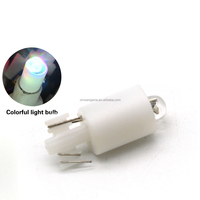 XINWA pour manette d'arcade avec éclairage LED pour bouton en plastique, interrupteur lumineux, bouton-poussoir de jeu, centres de divertissement anglais