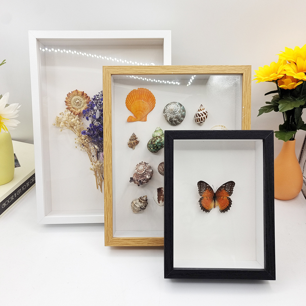 A4 Shadow Box Frames Stylish Storage for Kids' Art