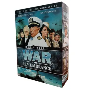 War And Remembrance The Complete Series 13 Discs Factory Wholesale DVD Movies TV Series Cartoon Region 1/Region 2 Free Ship