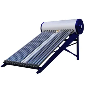Integrated pressurized 50l solar vacuum tube water heater car with sensor