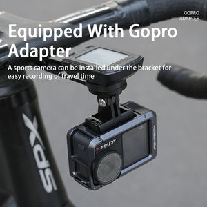 Support de fixation pour ordinateur de vélo en alliage d'aluminium noir YS, modèle 08CO0016, <span class=keywords><strong>VTT</strong></span>, <span class=keywords><strong>Garmin</strong></span>, Cateye, Bryton, compteur de vitesse - Product Image 3