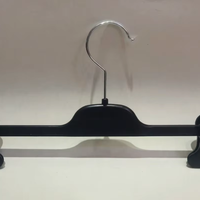 Maßgefertigte 36cm Kunststoff-Hosenbügel mit Clips