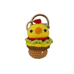 Peluche hamburger animal crochetée à la main, adorable animal alimentaire amigurumi, poupée personnage hamburger kawaii, cadeau amusant pour enfants adultes anime - Product Image 5