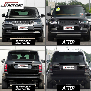 Kit de carrosserie de rénovation d'usine pour Range Rover L405 vogue <span class=keywords><strong>SC</strong></span> 2013-2017 mise à niveau vers 2020 L460 SVA lampe de capot de calandre de pare-chocs avant + arrière - Product Image 2