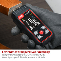 Medidor de Humedad Digital 3 en 1 TASI TA661B, Probador de Humedad y Temperatura con Indicador de Nivel Alto, Medio y Bajo para Inspección
