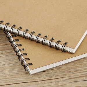 Carnet de croquis à couverture souple en papier kraft noir personnalisé pour enfants, format A3, A4, A5, pour <span class=keywords><strong>dessin</strong></span>, aquarelle - Product Image 4