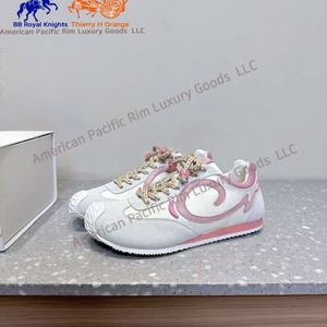 Chaussures décontractées en cuir véritable de haute qualité pour femmes, style américain populaire, design patchwork coloré, confortables à enfiler - Product Image 1