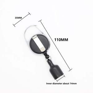 Porta Llaveros Retráctil con Mosquetón, Metal/Plástico/Goma, Estilo Deportivo/Casual, Precio de Fábrica, Logotipo Personalizado - Product Image 6