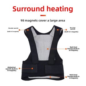 Ceinture de soutien lombaire chauffante pour soulager la douleur, correction de la posture, thérapie, en tissu non tissé, usage domestique, modèle XTY OEM/ODM - Product Image 4