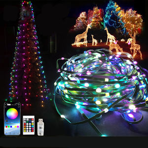 Nouvelle bande lumineuse <span class=keywords><strong>LED</strong></span> jardin vacances décor étanche <span class=keywords><strong>guirlande</strong></span> lumineuse extérieure 20M 50M 100M <span class=keywords><strong>guirlande</strong></span> de rue avec <span class=keywords><strong>transformateur</strong></span> de puissance 24V - Product Image 6