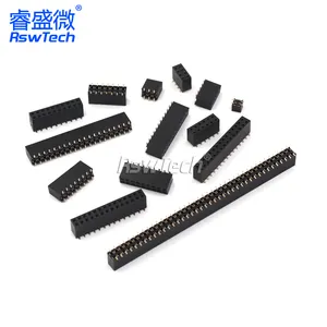 2P 40 Pin Dual Row Board To Board 5Pin femmina Pin Header connettore Pin 2.54mm passo basso profilo femmina intestazione 2.54