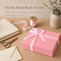 Boîte cadeau rose avec nœud en ruban blanc, emballage de luxe pour cadeaux de mariage, cadeau de la Saint-Valentin, logo personnalisé, fournisseur en gros