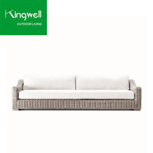 Schlussverkauf hochwertiger garten aluminiumrahmen teilbarer weide <span class=keywords><strong>rattan</strong></span> gartenmöbel lounge <span class=keywords><strong>sofa</strong></span>-<span class=keywords><strong>set</strong></span> - Product Image 5