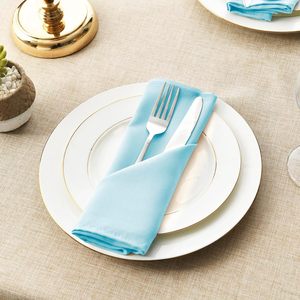 Serviettes jetables en tissu 100 % polyester, couleur et logo personnalisés, faites à la main, pour mariage, restaurant, maison – Offre Spéciale - Product Image 3