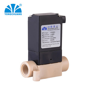 Yongchuang YCVM21 Solenoid Valve 1.6mm Port Dc 24V For Corrosive Liquid Industrial Fluid Control - Product Image 2