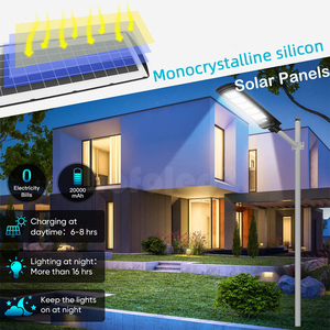 Farola <span class=keywords><strong>de</strong></span> energía <span class=keywords><strong>solar</strong></span> 50W 100W 150W 200W 250W 300W Control inteligente Luces <span class=keywords><strong>de</strong></span> energía <span class=keywords><strong>solar</strong></span> integradas todo en uno - Product Image 2
