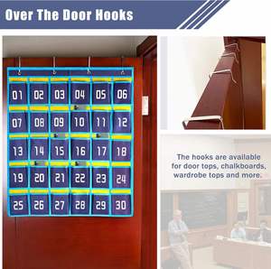 Organizador Colgante de Pared Plegable de 30 Bolsillos con Gancho para Aula, Armario, Artículos Diversos, Soporte para Teléfonos Móviles - Product Image 4