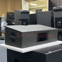 SAWA double 8 pouces 2 voies K208 système de réseau linéaire actif PA équipement audio de scène sonore haut-parleurs de réseau linéaire alimentés passifs