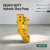 Pompe hydraulique submersible pour boues de fer, haute teneur en chrome, pour excavatrice de 20 tonnes, personnalisée pour l'extraction de sable et de boue de rivière