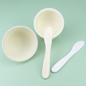 Ensemble de bols blancs écologiques et flexibles pour masque facial - Offre Spéciale Outils de beauté et de spa cosmétique, bol de mélange - Product Image 6