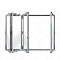 Ventana Plegable Horizontal de Acero Inoxidable 316L de Grado Marino con Bisagra Comercial de Rodillo y Cerradura Multipunto de Ciclo Largo para Cocina Moderna