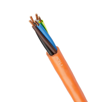 Cable de poliuretano termoplástico con aislamiento de goma EPR de Conductor de cobre de clase 5 flexible de 2 núcleos, 3 núcleos y 4 núcleos, de 2 núcleos