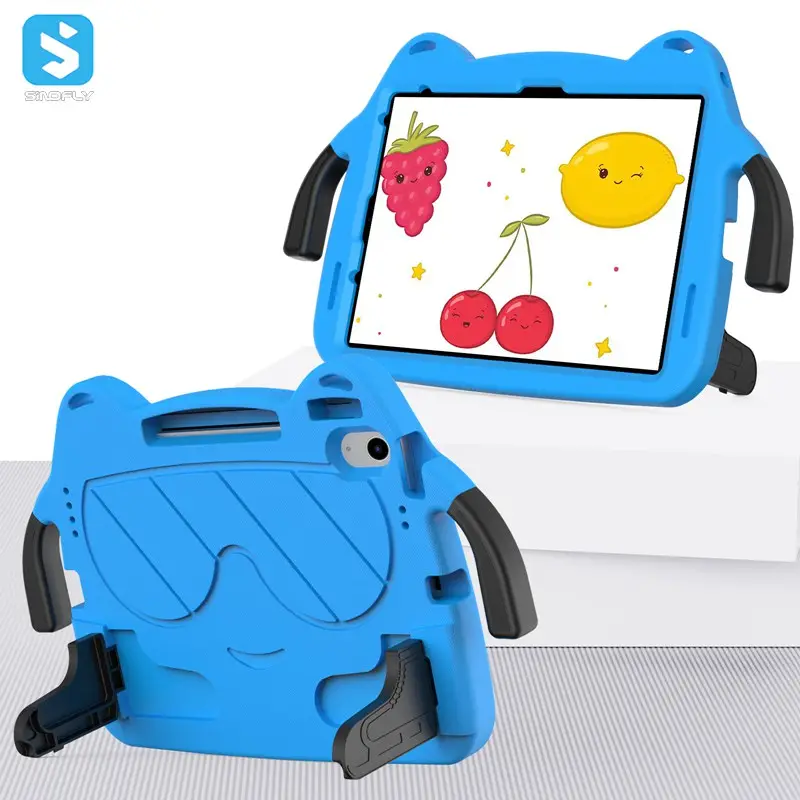 Großhandel stoßfeste Kinderhülle Hülle für iPad Tablet Eva Hülle Griff mit Halterung 10,9 Zoll Hülle für iPad Air 4/5