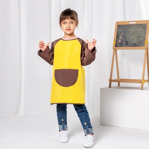 Tablier à manches longues pour enfants, imperméable, pour la <span class=keywords><strong>peinture</strong></span> et la protection contre la fumée, type <span class=keywords><strong>blouse</strong></span> de protection pour enfants avec manches - Product Image 6