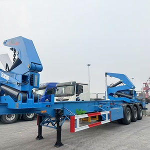 رافعة 3 محاور جديدة ومعملة شاحنة 20 قدم 40 قدم نصف مقطورة للبيع - Product Image 2