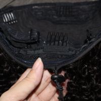 Peluca con diadema y cierre de encaje HD 5x5, lista para usar, cabello humano virgen vietnamita, trenzado invisible, rizado medio, 300% de densidad, 12A