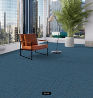 Dalles de moquette en polypropylène en gros, dalles de moquette de bureau modernes pour le commerce, dalles de moquette de bureau 50x50
