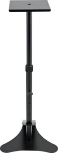 QUIK LOK BS/402 Adjustable Steel Near-Field Monitor Stand for <b>Musical</b> <b>Instruments</b> 5 Height Positions 23 cm Speaker Plate 5 Kg - Product Image 2