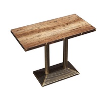 Table stratifiée en mélamine, restaurant, 4 pieds, offre spéciale