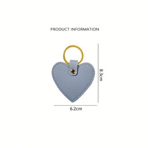 Heart Cute Leather With <b>Key</b> <b>Ring</b> Valentine's Day Keychain for Wedding Party Favors - Product Image 6