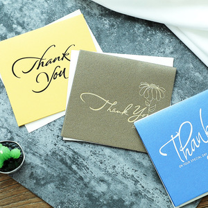 Cartes de vœux miniatures en or recyclé avec estampage doré, cartes de vœux pliées de luxe faites à la main avec impression de logo - Product Image 3