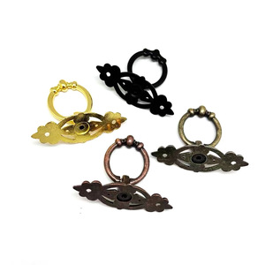 Furniture Handle Ring Zinc Alloy 65mm X 44mm <b>Drawer</b> <b>Pull</b> European Style Durable Hardware - Product Image 2