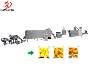 เครื่องทำขนมข้าวโพดพองอัตโนมัติเครื่องอัดรีดผลผลิตสูงสำหรับโรงงานผลิตเบเกอรี่ - Product Image 2