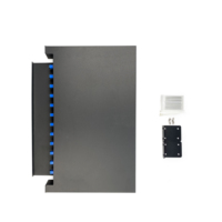 La caja de terminales de fibra óptica ODF extraíble totalmente equipada admite 12/24/48 núcleos con coletas, conectores FC/SC/LC/ST