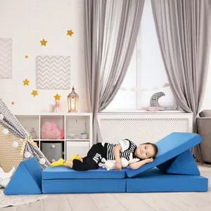 Wholesale Comfortable Study Children Kids' Sofa For Living Room Kids Play Sofa Bed Lower Sitting Foldable Modular
