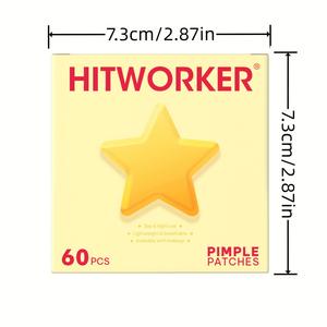 60 piezas lindo impreso <span class=keywords><strong>Starface</strong></span> acné tratamiento pegatinas hidrocoloide acné espinillas parches caja con espejo - Product Image 5