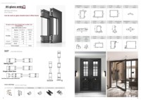Ventanas Corredizas de Aluminio con Mosquitera, Apertura Horizontal, Pantalla Plegable, Tipo Persiana Enrollable