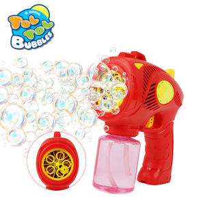Máquina completamente automática <span class=keywords><strong>Hit</strong></span>, pistola de burbujas de mano, venta al por mayor, máquina de burbujas de soplado de 5 agujeros Unisex, regalos para niños para juguetes de burbujas - Product Image 3
