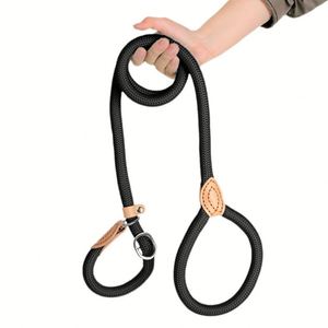 Laisse en corde pour chat et chien, laisse en nylon réglable et durable, ceinture légère pour animaux de compagnie, accessoires pour la promenade et l'entraînement des chiens - Product Image 1