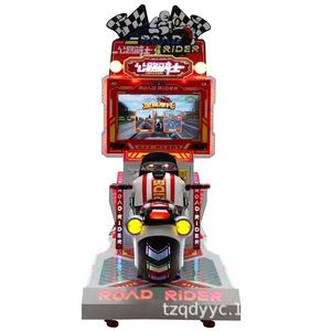 Simulateur de conduite de moto d'arcade 3D HD à détection de mouvement, machine de jeu de moto à monnayeur - Product Image 3