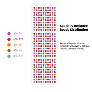 원격 제어 1500W 의료 기기 300pcs LED 전신 패널 630/660/810/830/850nm 적외선 램프 레드 라이트 치료 헤드 IT - Product Image 2